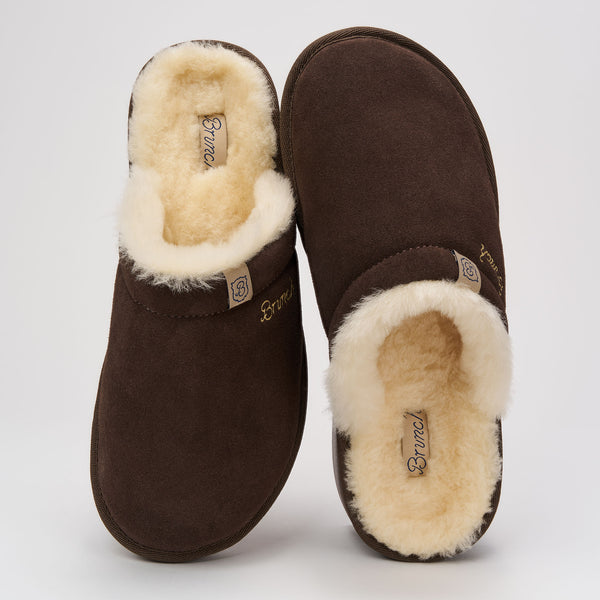 Essential Shearling - Brown - Suede