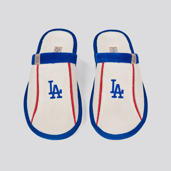 Essential Baseball Dodgers - Cream - Suede