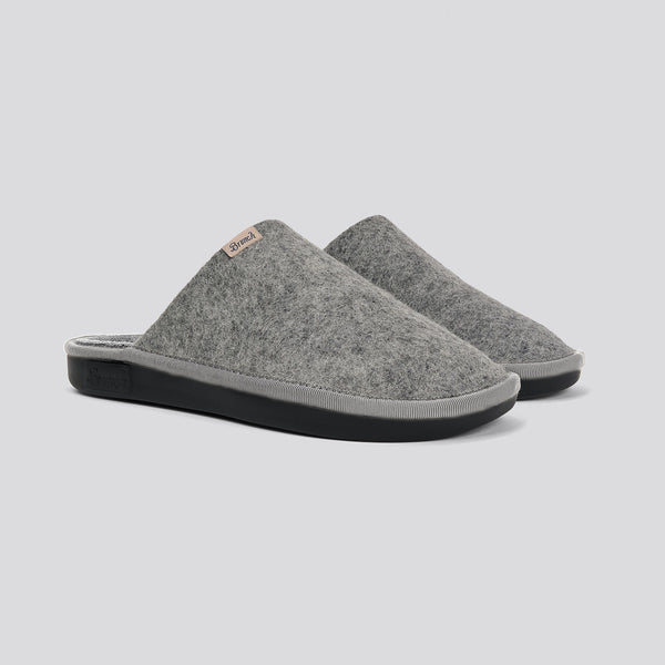 Brunch Essential slipper in Light Grey felted wool, main product image