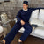Men's PJ Set - Navy - Pima Cotton