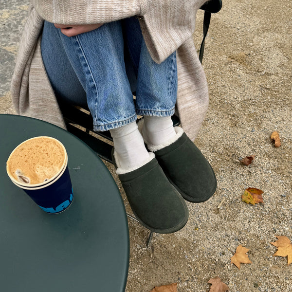 Essential Shearling - Forest - Suede