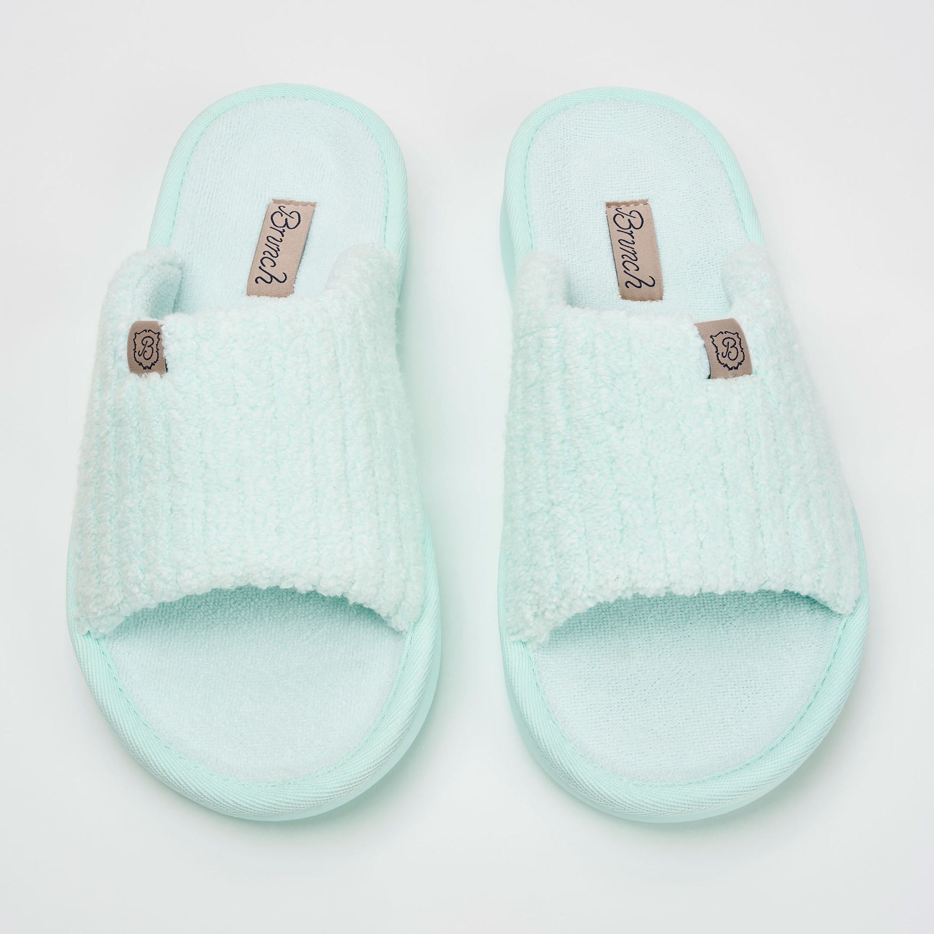 Brunch Slide Lido Ribbed Terry slippers, view 4