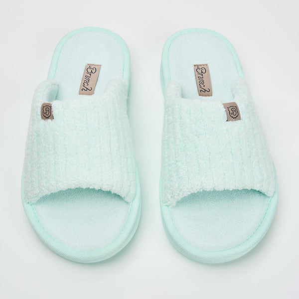 Brunch Slide Lido Ribbed Terry slippers, view 4