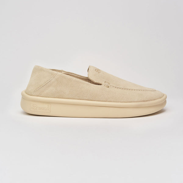 Collapsible Loafer - Beige - Suede