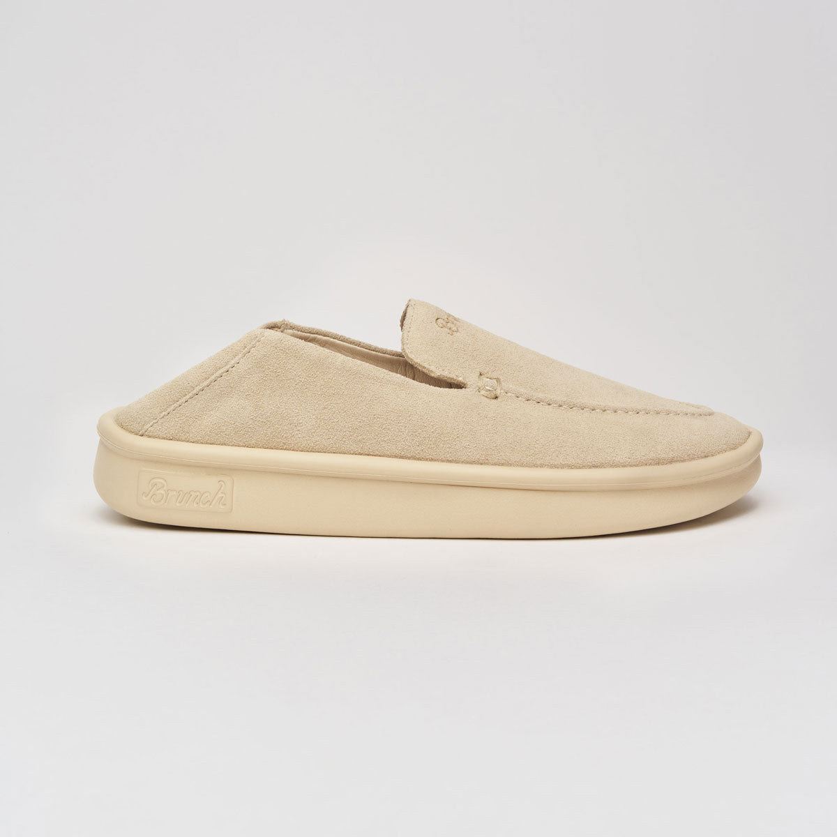 Collapsible Loafer - Beige - Suede