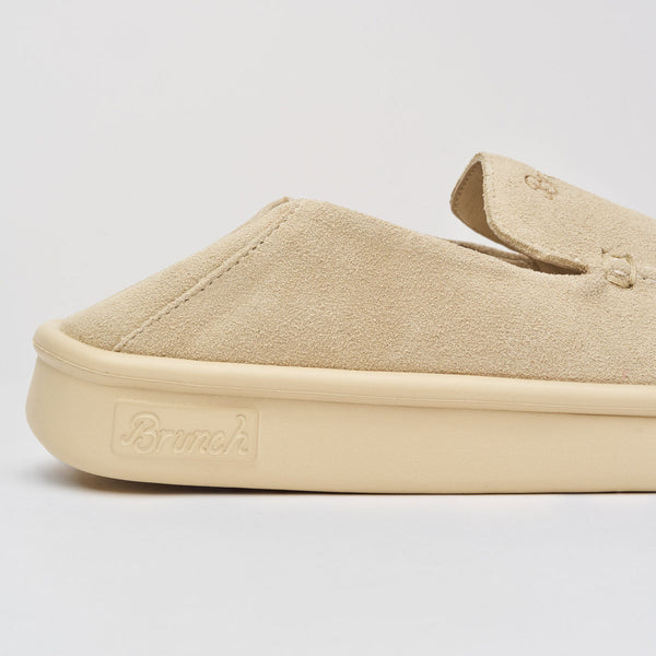 Collapsible Loafer - Beige - Suede