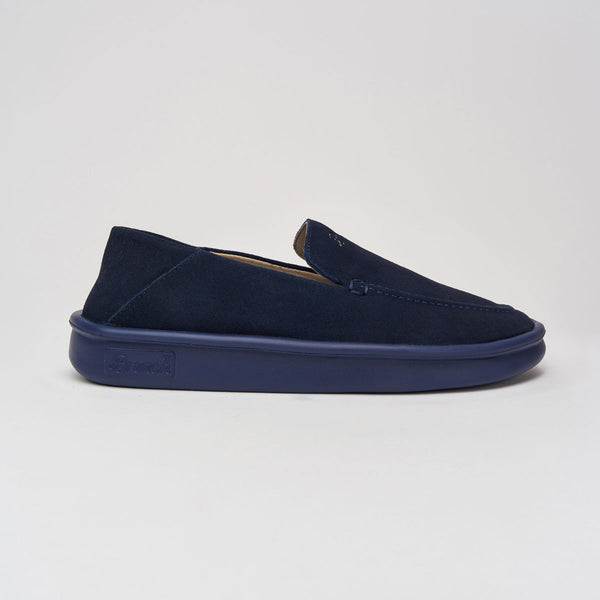Collapsible Loafer - Navy - Suede