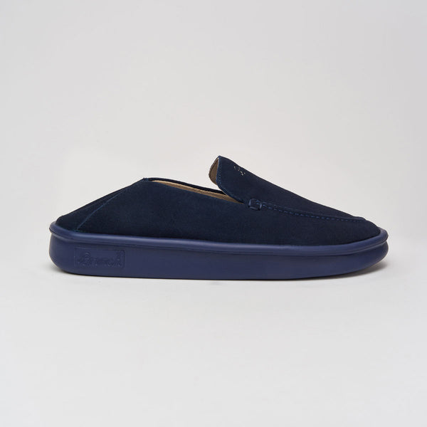 Collapsible Loafer - Navy - Suede