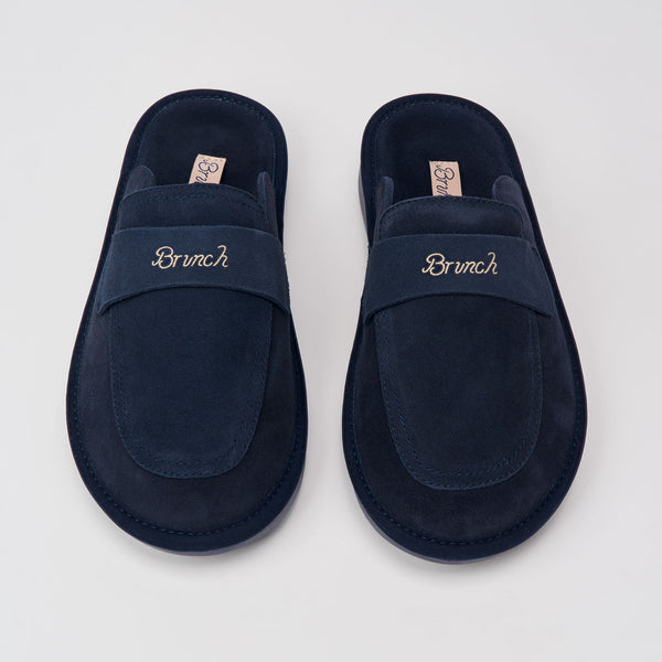 Loafer - Navy - Suede