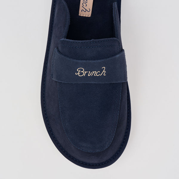 Loafer - Navy - Suede