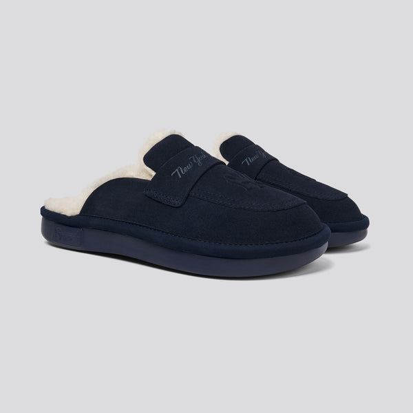 Loafer Shearling Yankees - Navy - Suede