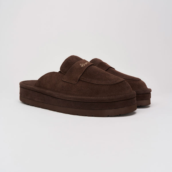 Loafer XXL - Dark Brown - Suede