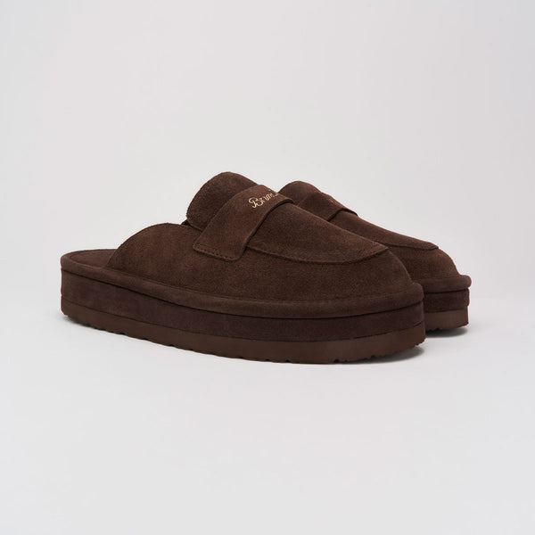Loafer XXL - Dark Brown - Suede
