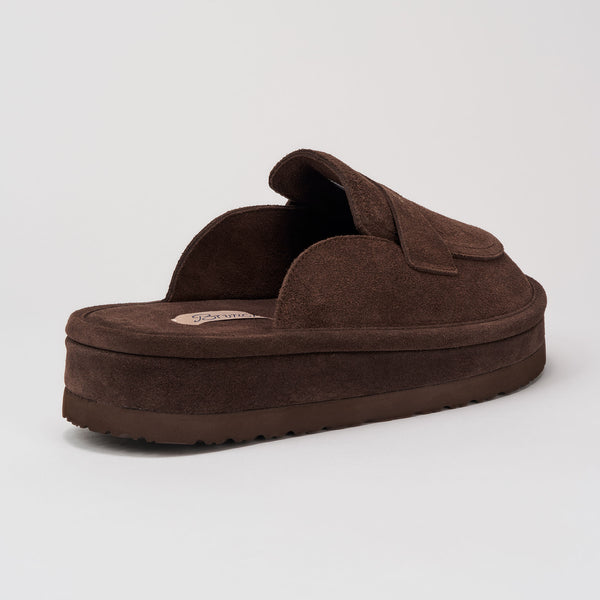 Loafer XXL - Dark Brown - Suede