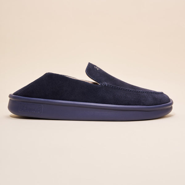 Collapsible Loafer - Navy - Suede