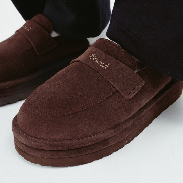 Loafer XXL - Dark Brown - Suede
