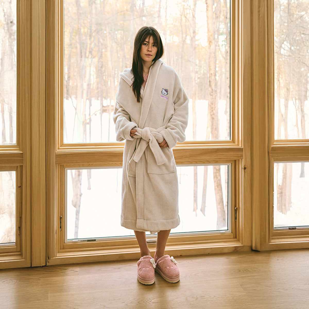 Essential Robe - Cream - Hello Kitty