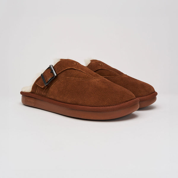 Amour Shearling- Horse Brown - Suede