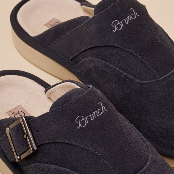 Amour - Charcoal - Suede - Brunch - AM04SUBLM04 - Footwear