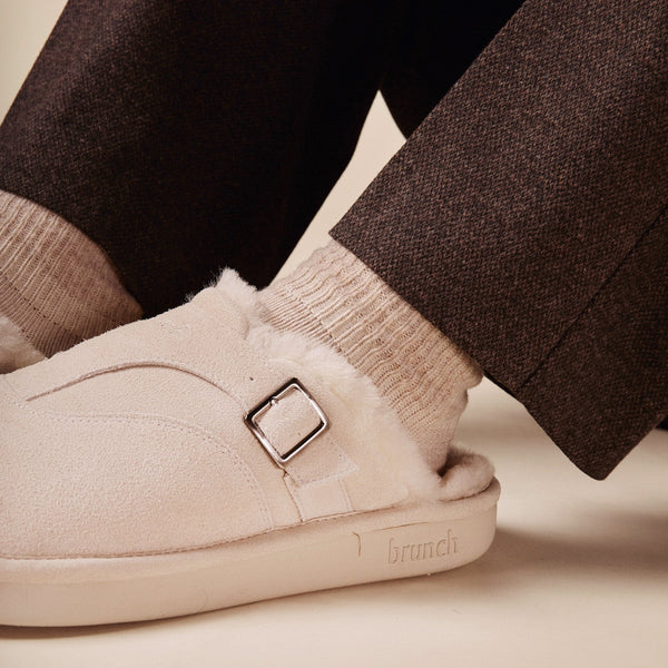 Amour Shearling - Beige - Suede - Brunch - AM02BE01M04 - Footwear