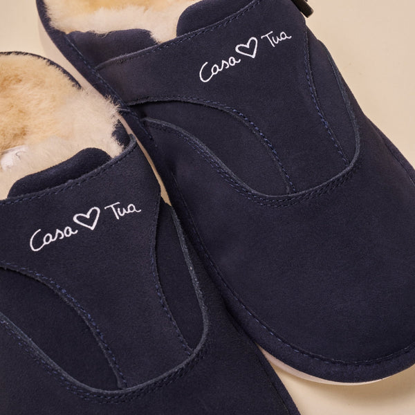 Amour Shearling - Navy - Casa Tua - Brunch - CA1SU1NAM04 - Footwear
