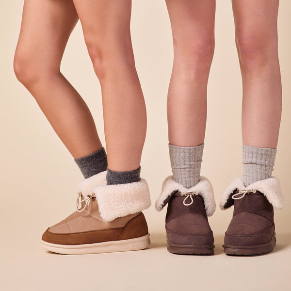 Apres Boot - Camel - Nubuck - Brunch - BO1NU1BEM03 - Footwear