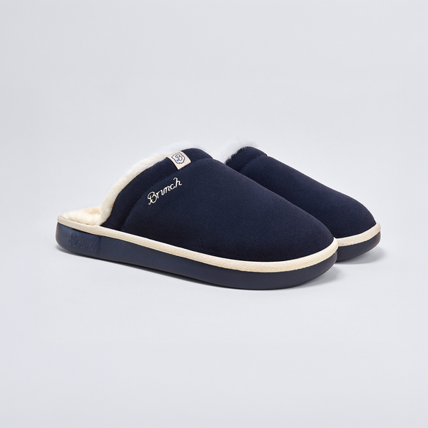 Essential Shearling - Navy - Suede