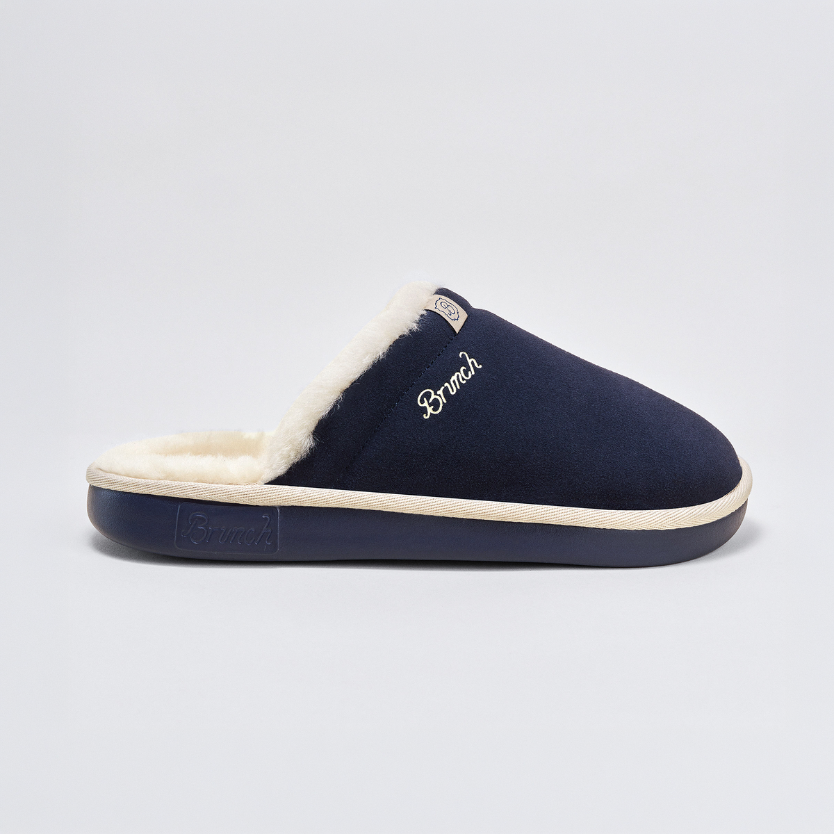 Essential Shearling - Navy - Suede