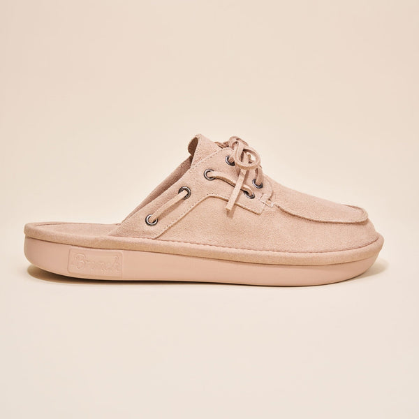 Boat Mule - Dusty Rose - Suede - Brunch - BO1SU1DRM04 - Footwear