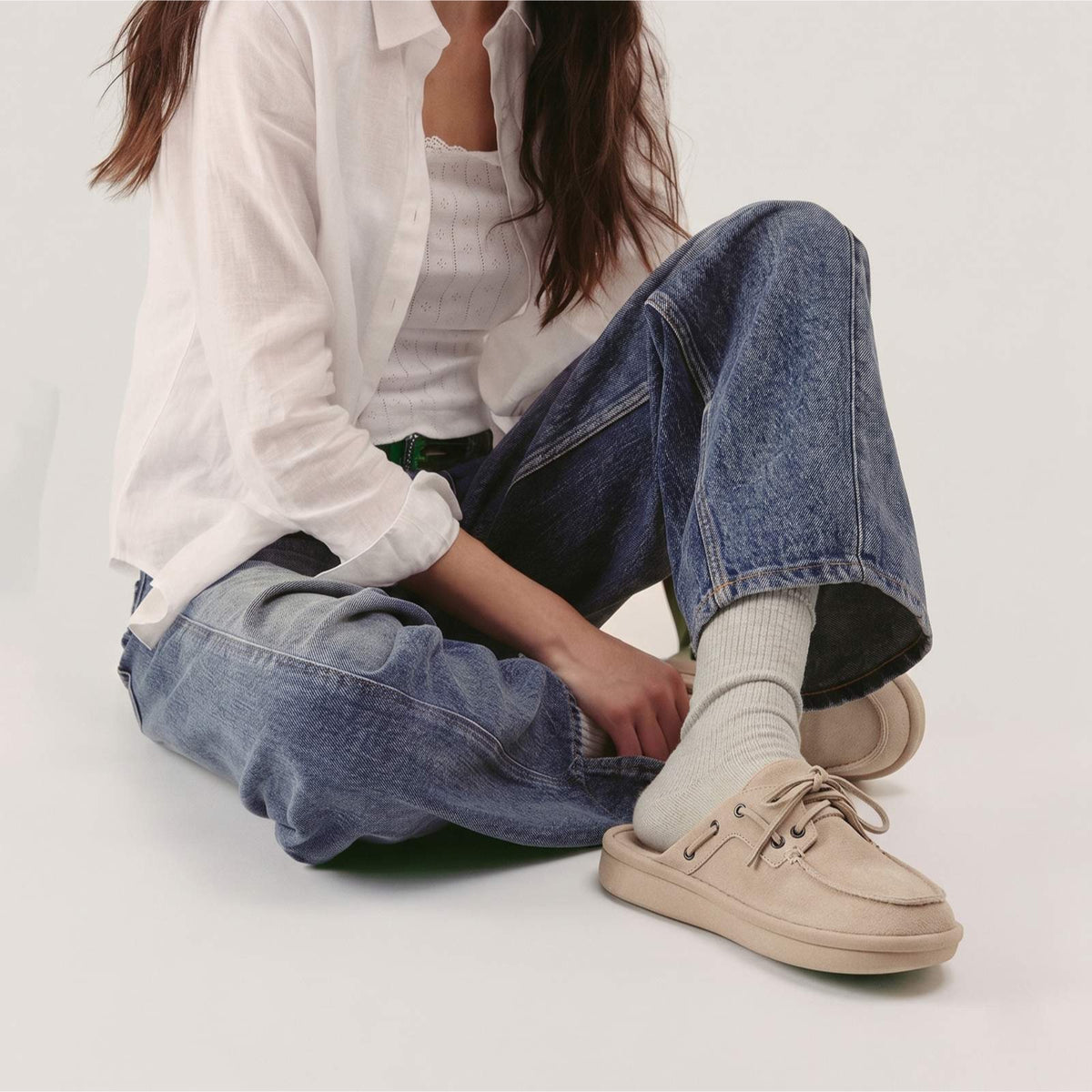 Boat Mule - Dusty Rose - Suede