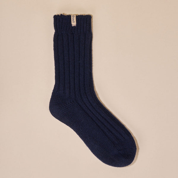 Cashmere Wool Sock - Navy - Cashmere Wool - Brunch - WI3WO1NAMOS - Accessories