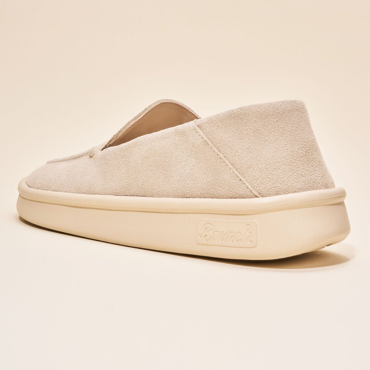 Collapsible Loafer - Beige - Suede - Brunch - CL1SU1BEM04 - Footwear
