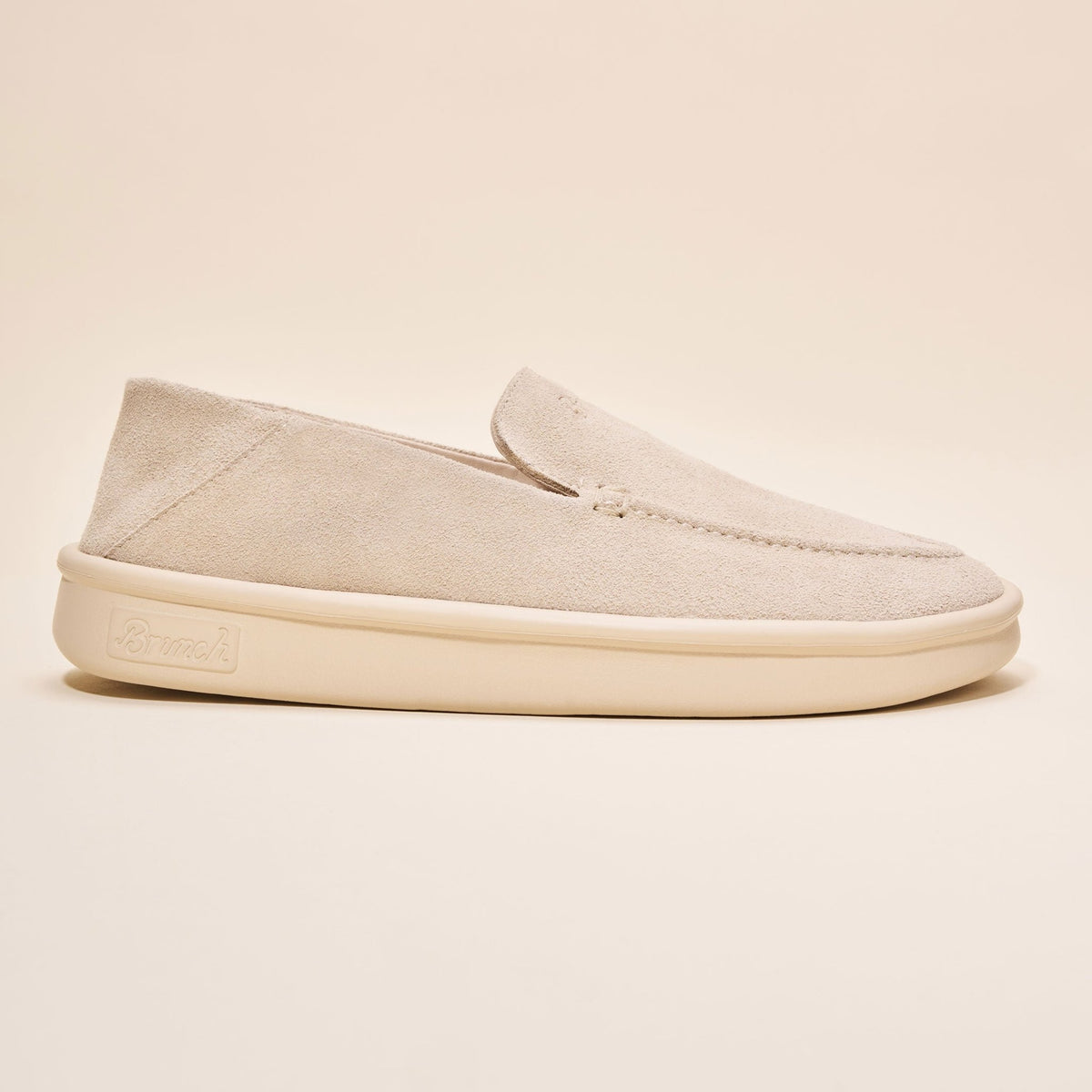 Collapsible Loafer - Beige - Suede - Brunch - CL1SU1BEM04 - Footwear