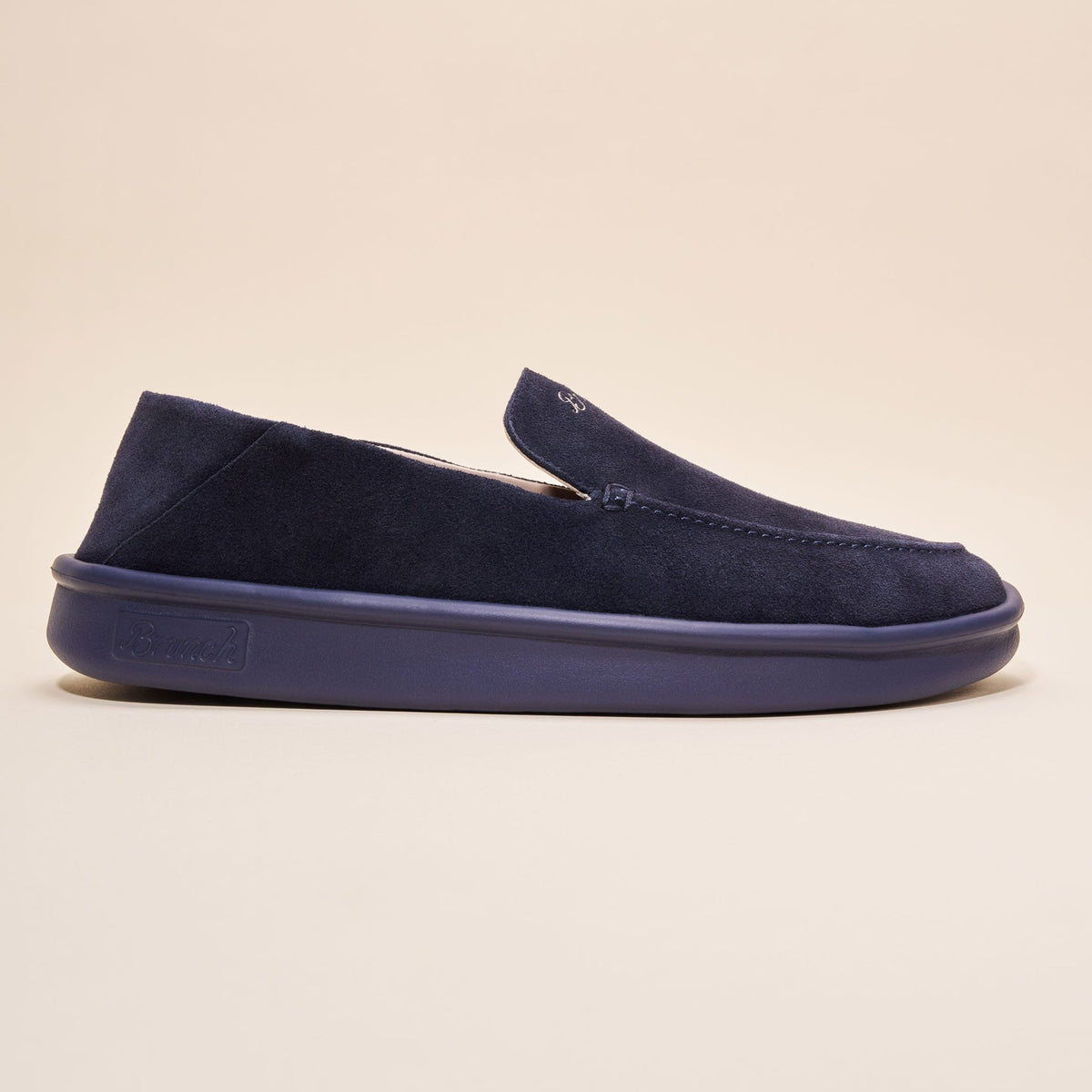 Collapsible Loafer - Navy - Suede - Brunch - CL1SU1NAM04 - Footwear