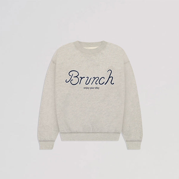 Varsity Crewneck - Heather Grey - French Terry