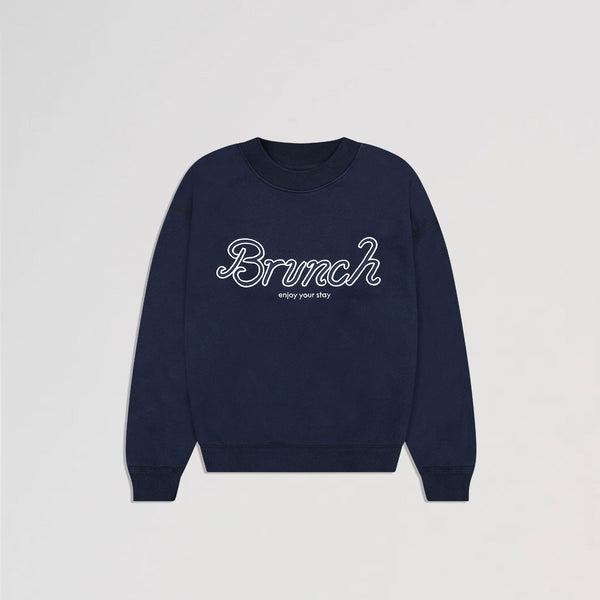 Varsity Crewneck - Navy - French Terry