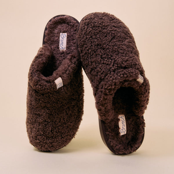 Essential All Shearling - Brown - Shearling - Brunch - ES2SH1BRM04 - Footwear