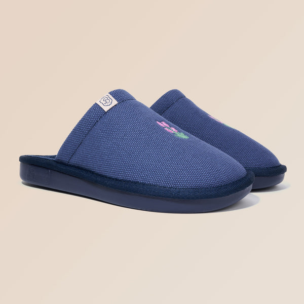 Essential Floral - Canvas - Navy Lavender - Brunch - ES1CA11NAM04 - Footwear