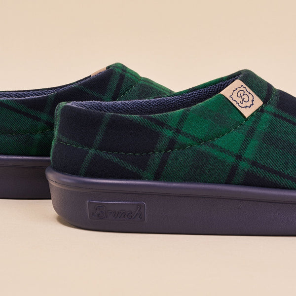 Essential Kids - Navy/Green - Plaid - Brunch - KI1PL2NAKC9 - Kids footwear