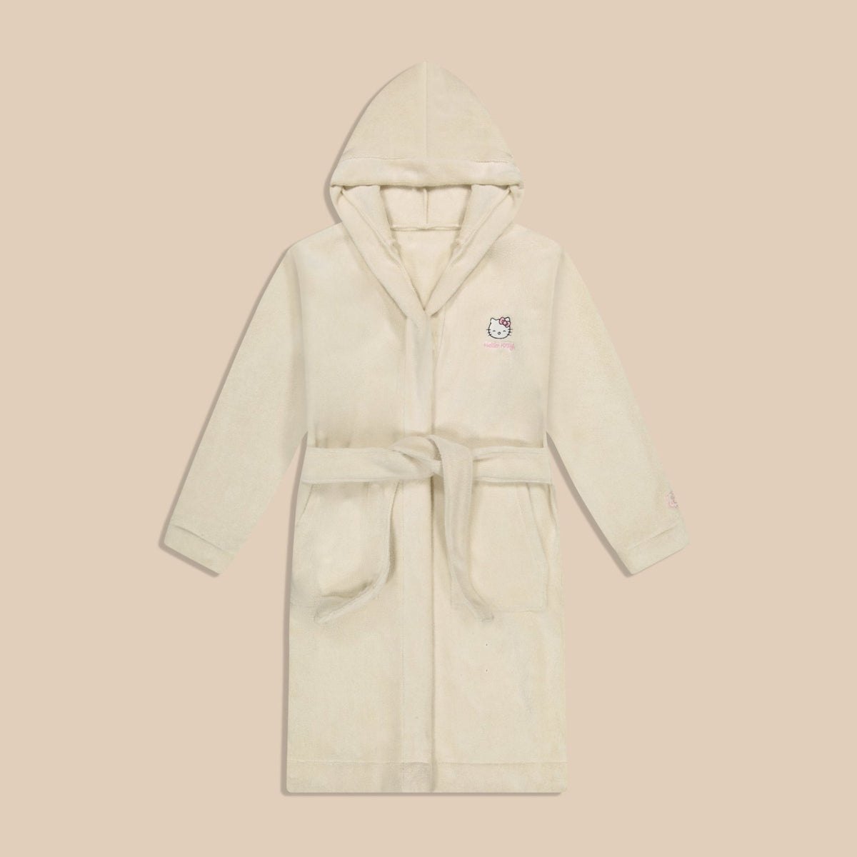 Essential Robe - Cream - Hello Kitty - Brunch - HE3TE2CRUS - Apparel