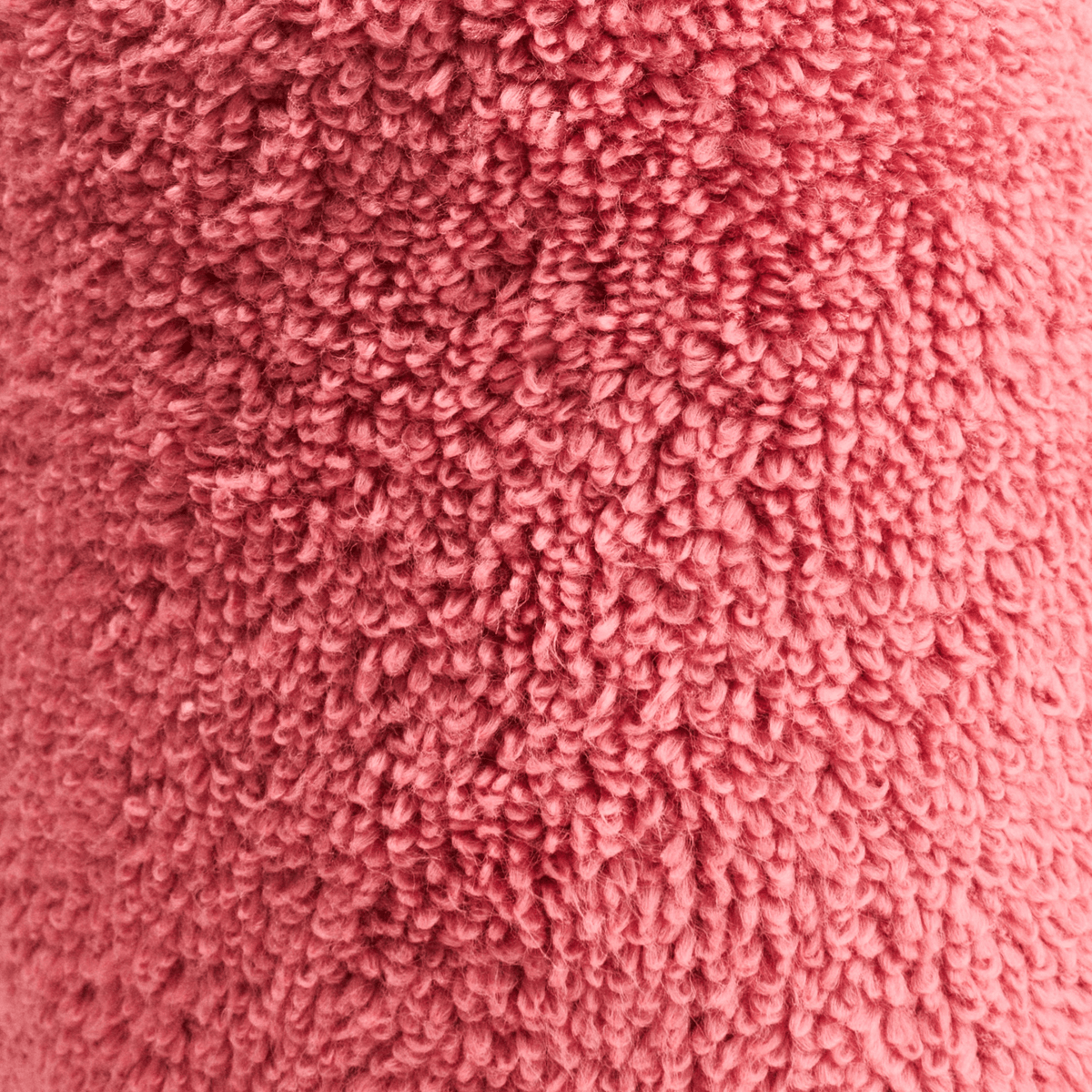 Coral pink sherpa fleece swatch