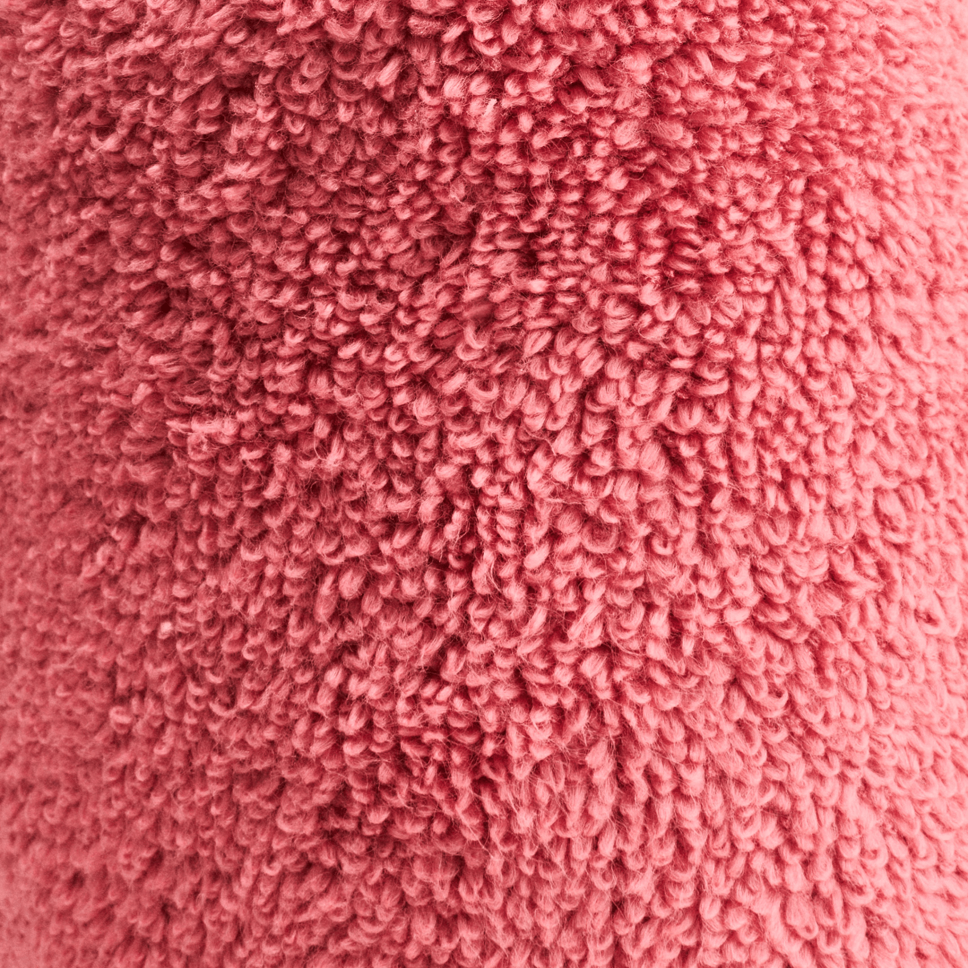 Coral pink sherpa fleece swatch