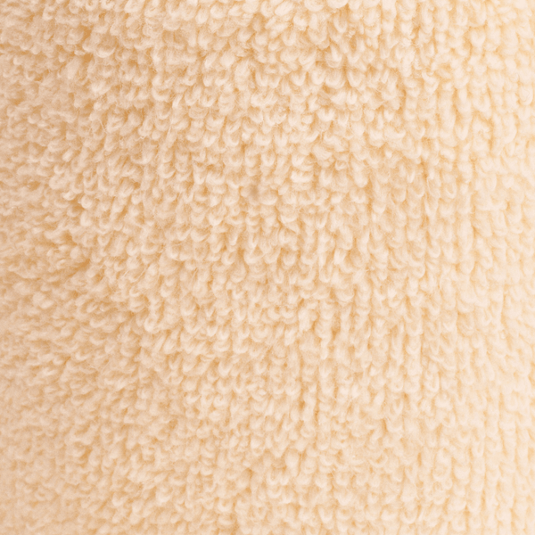 Cream sherpa fleece swatch