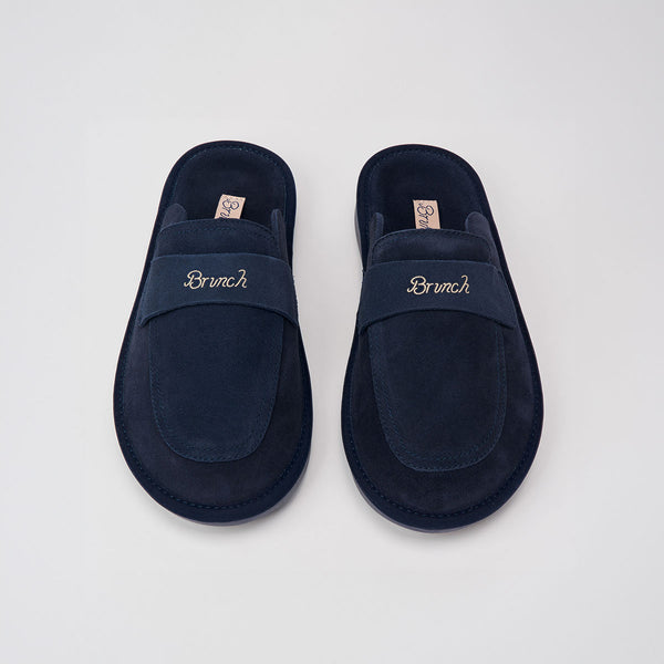 Loafer - Navy - Suede