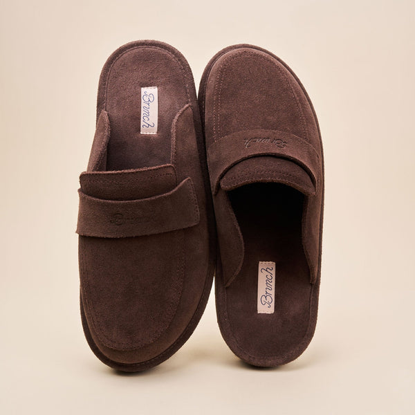 Loafer XXL - Dark Brown - Suede - Brunch - XX1SU1BRM04 - Footwear
