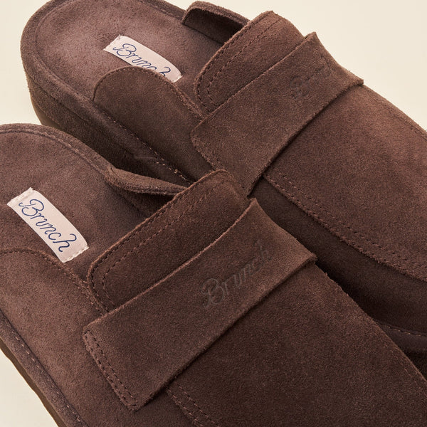 Loafer XXL - Dark Brown - Suede - Brunch - XX1SU1BRM04 - Footwear