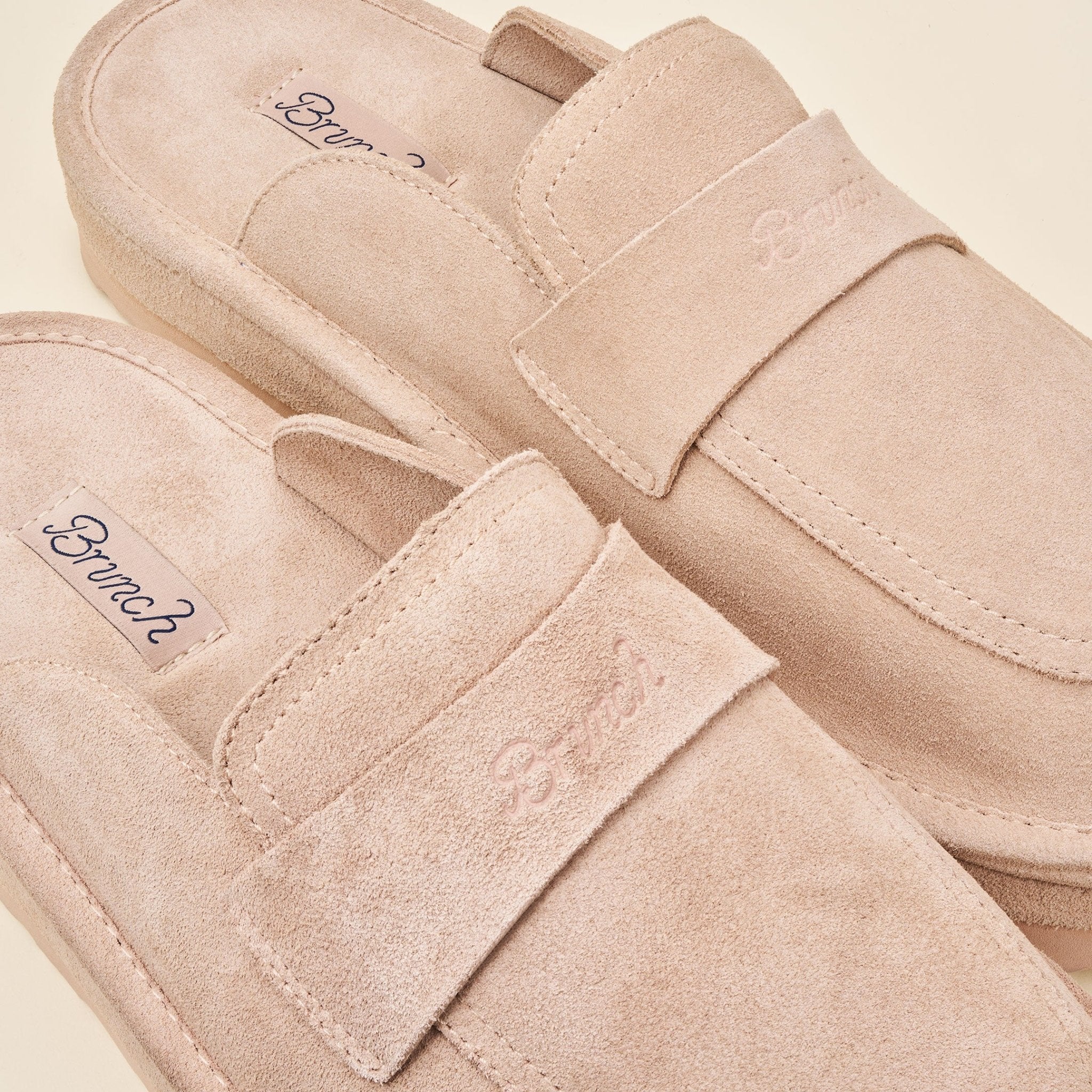 ローズクォーツ シュガーローフ スムースペア 1連 【M-238】 Loafer XXL | Brunch Hotel Inspired Slippers | Brunch Loafer XXL