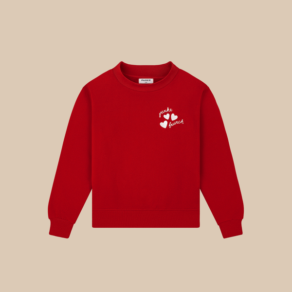 Parke Mockneck - Crimson - Fleece - Brunch - BRUNCH-MOCK-RED-SM - Apparel