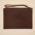 Pouch - Espresso Brown - Suede - Brunch - LE01BR01OOS - Accessories