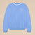 Light blue crewneck sweatshirt with small white 'prince Branch' logo at left chest.
